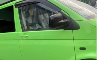 Green VW T5 Paint Repair