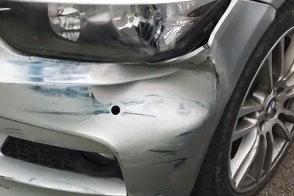 BMW Front End Damage Bodywork Repair