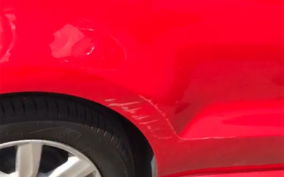 VW Polo rear quarter damage repair