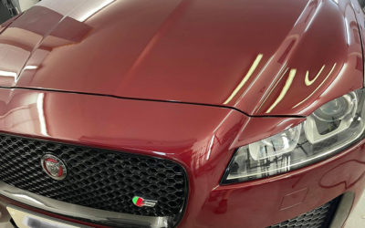 Jaguar XF-S repaired, painted & looking as good as new